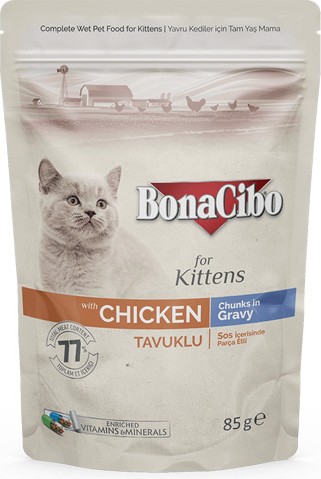 Animalerie Tunisie Pochons au poulet kitten (85gr x 6) - Chatons - 24 TND - PHENIX