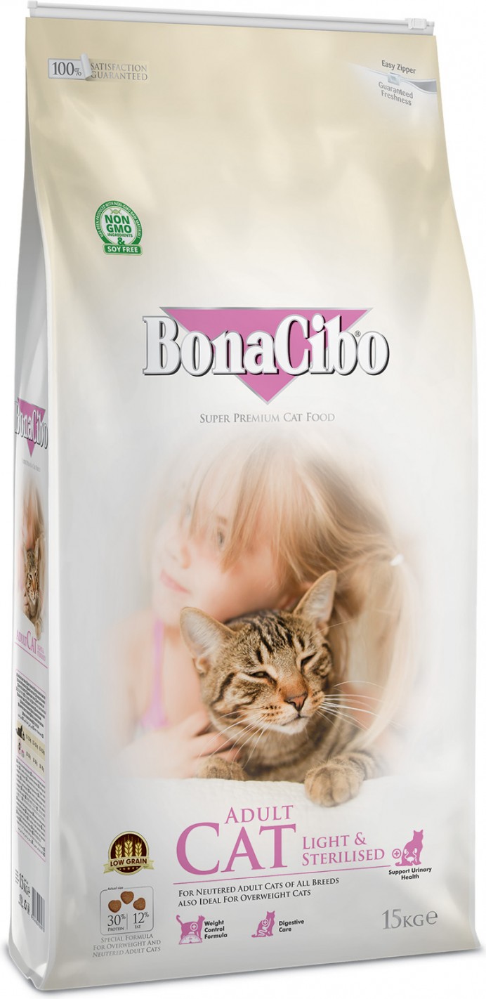 BonaCibo light&sterilised 15kg